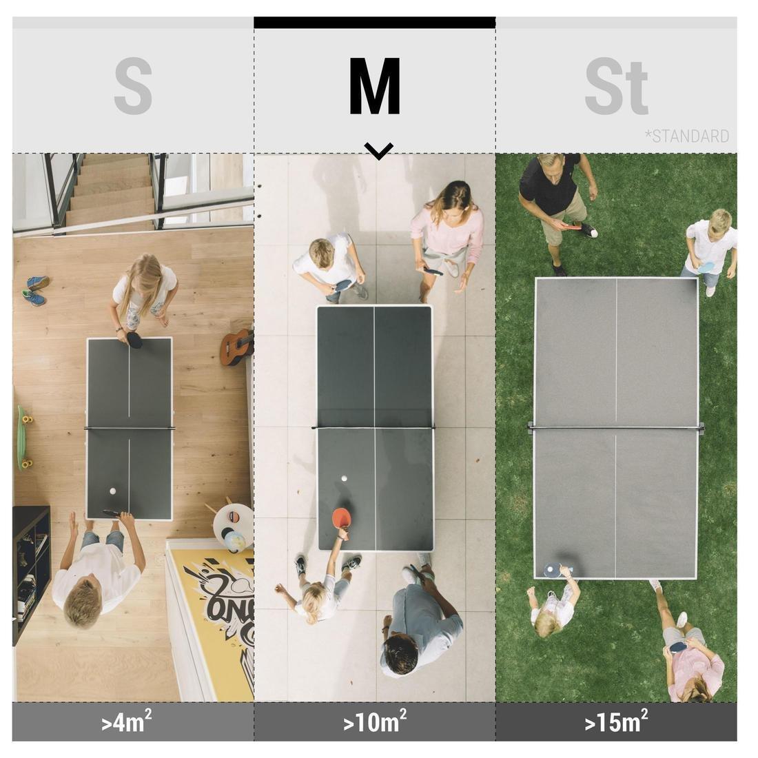 Medium Indoor Table Tennis Table - Ppt 130, Granite, No Color, large image number 7