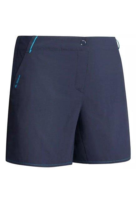 Women Mountain Walking Shorts - Mh100, Blue, , large image number 0