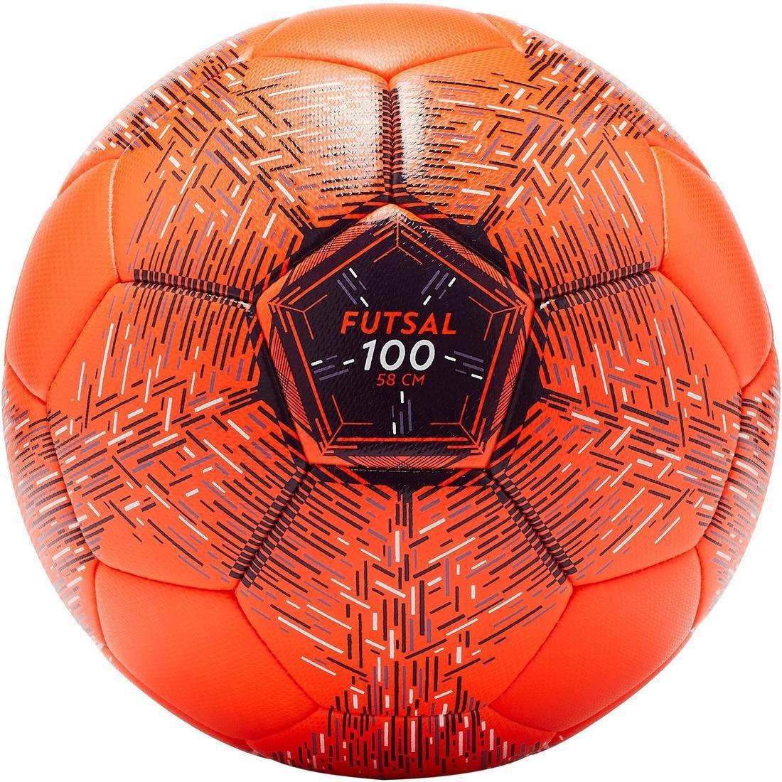 Futsal Ball Fs100, Orange, No Color, large image number 0
