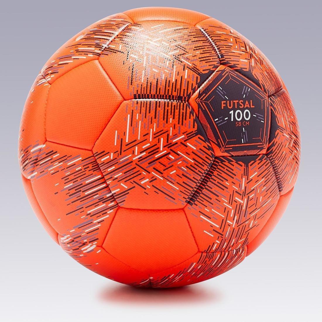 Futsal Ball Fs100, Orange, No Color, large image number 2