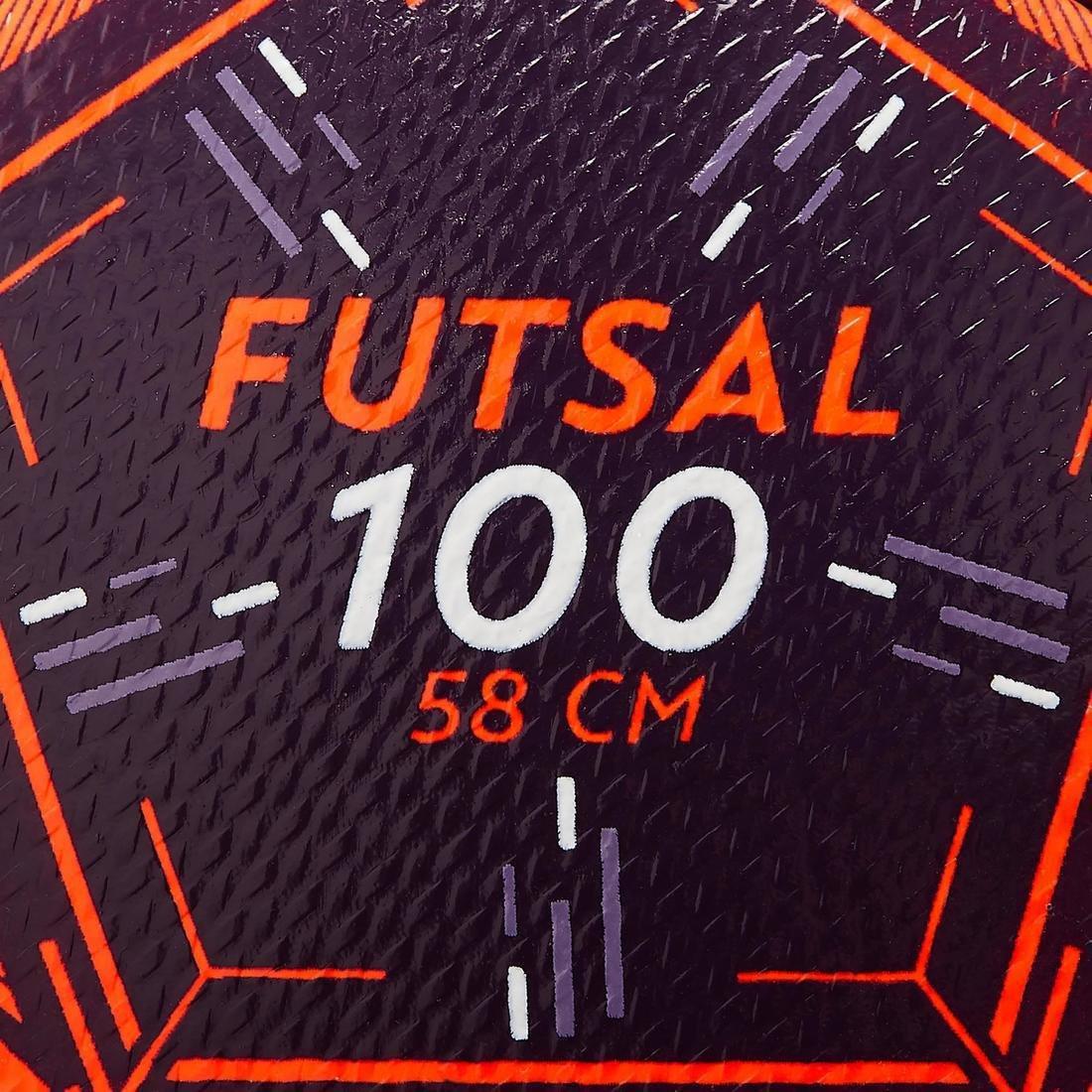 Futsal Ball Fs100, Orange, No Color, large image number 12