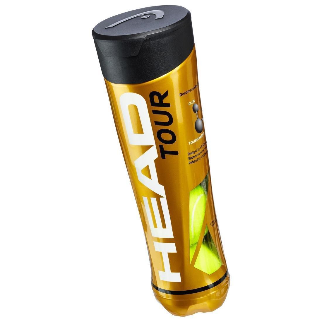 Fast Tennis Balls Tour 4-Pack, Yellow, No Color, large image number 2