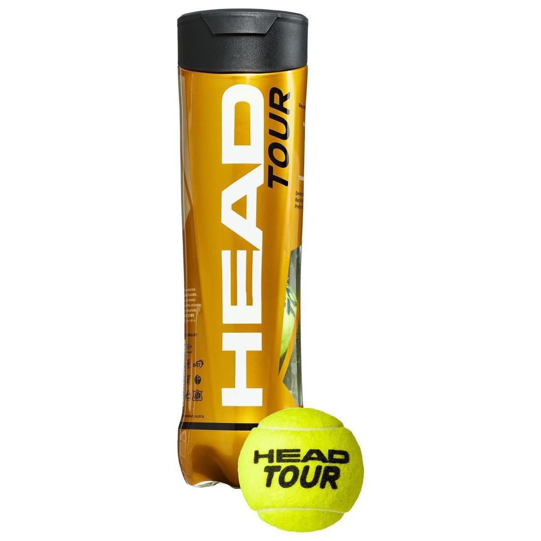 Fast Tennis Balls Tour 4-Pack, Yellow, No Color, large image number 3