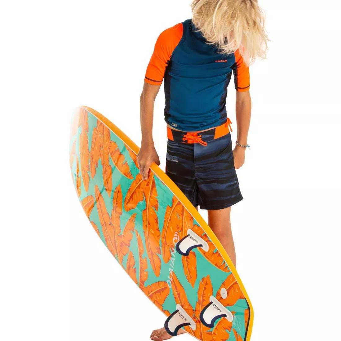 Swim shorts 500, beige, No Color, large image number 8