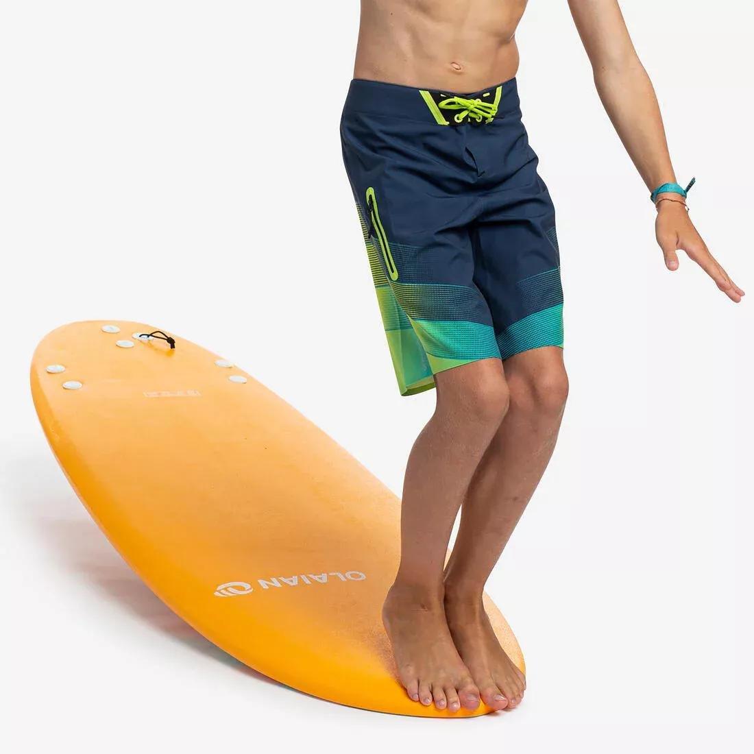 BLUE swim shorts boardshort 900, No Color, large image number 5