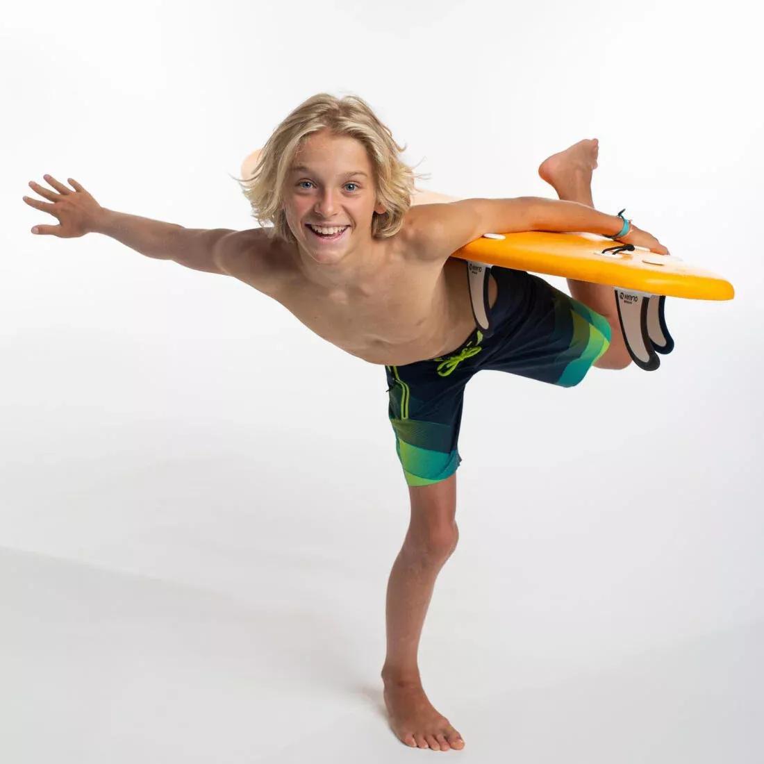 BLUE swim shorts boardshort 900, No Color, large image number 7