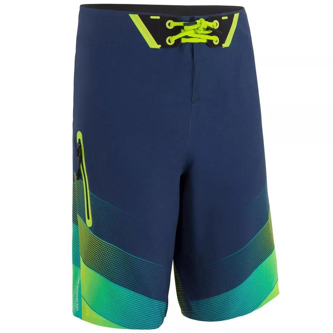 BLUE swim shorts boardshort 900, No Color, large image number 8