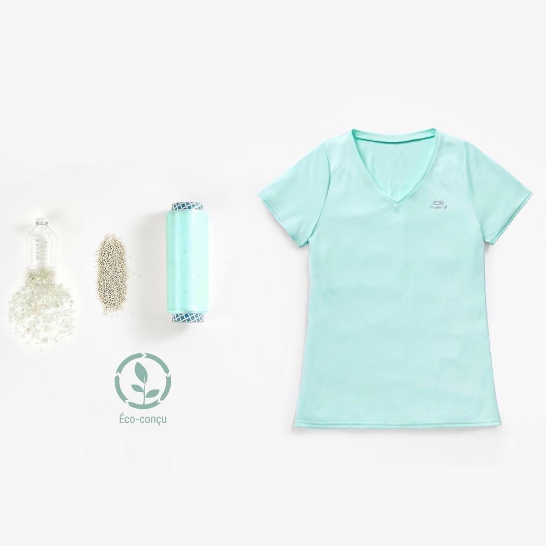 Run Dry Women's Running T-Shirt, Blue, No Color, large image number 9