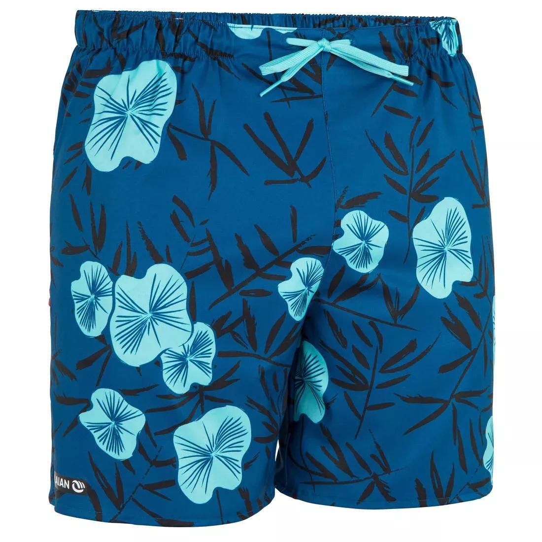 Short Surfing Boardshorts Sqare, Petrol Blue, , large image number 0