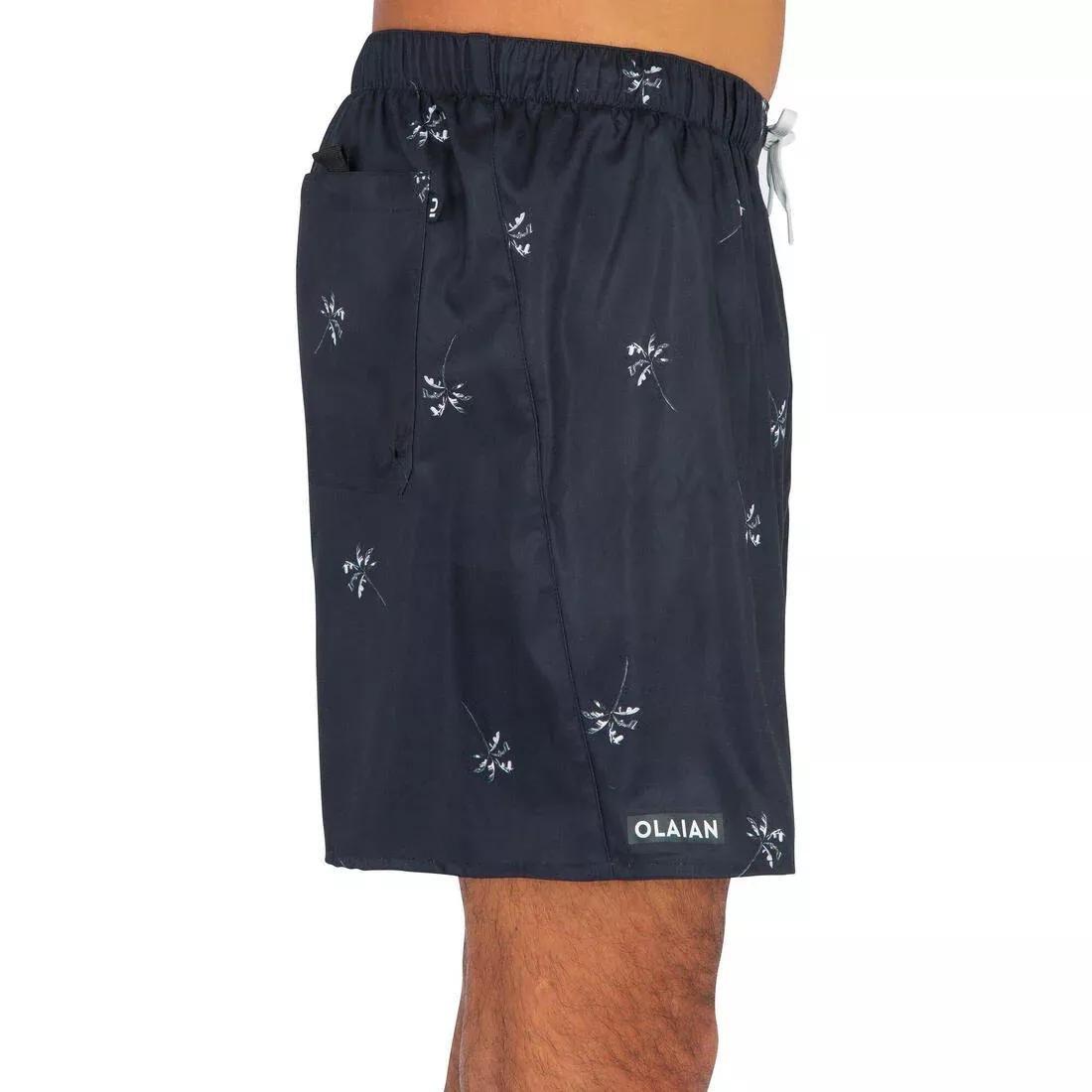 Short Surfing Boardshorts Sqare, Petrol Blue, , large image number 4