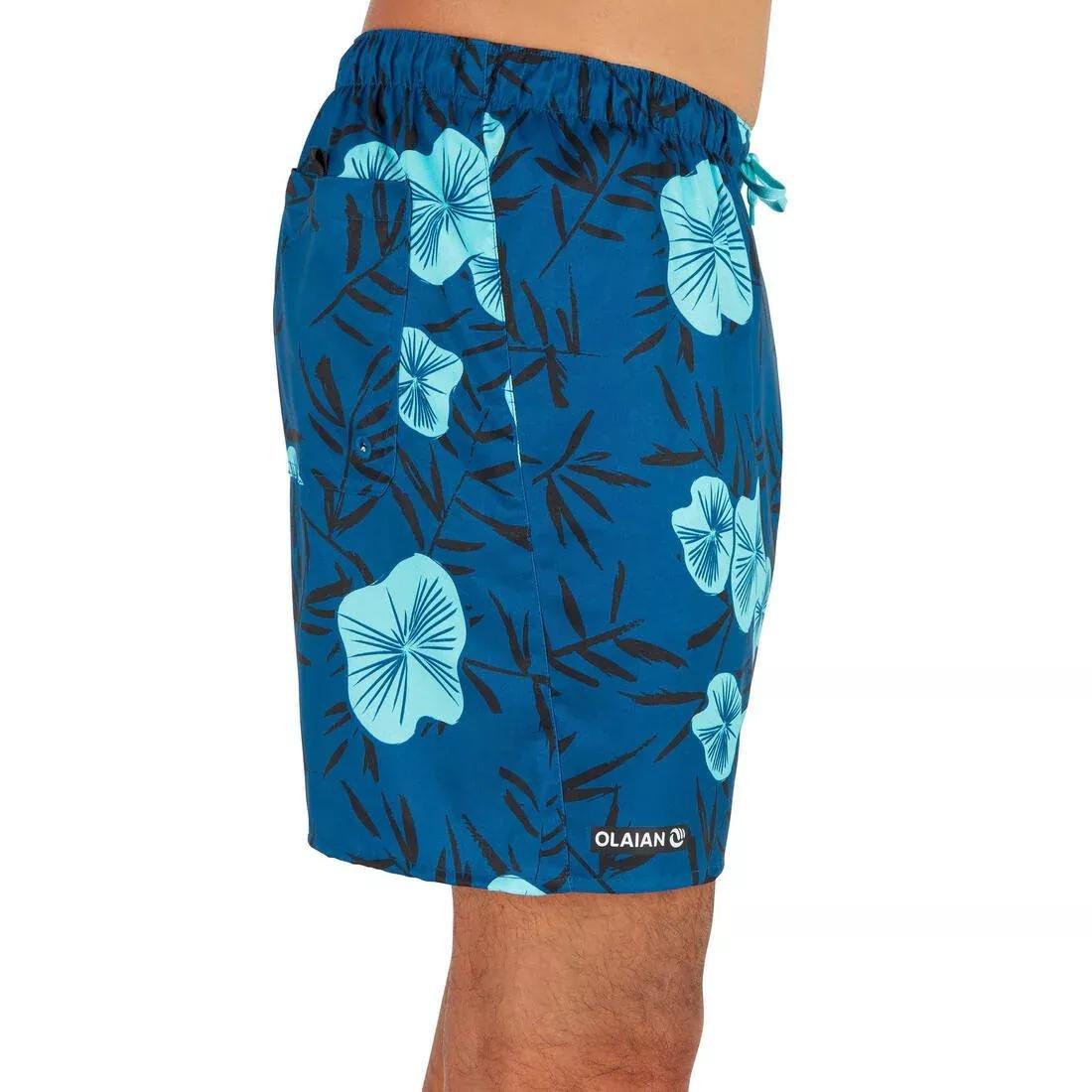Short Surfing Boardshorts Sqare, Petrol Blue, , large image number 9