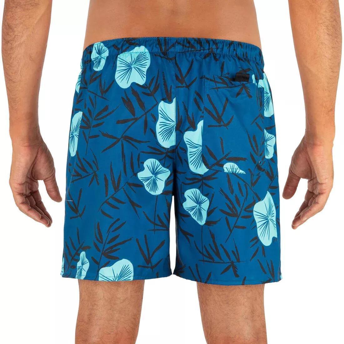 Short Surfing Boardshorts Sqare, Petrol Blue, , large image number 10