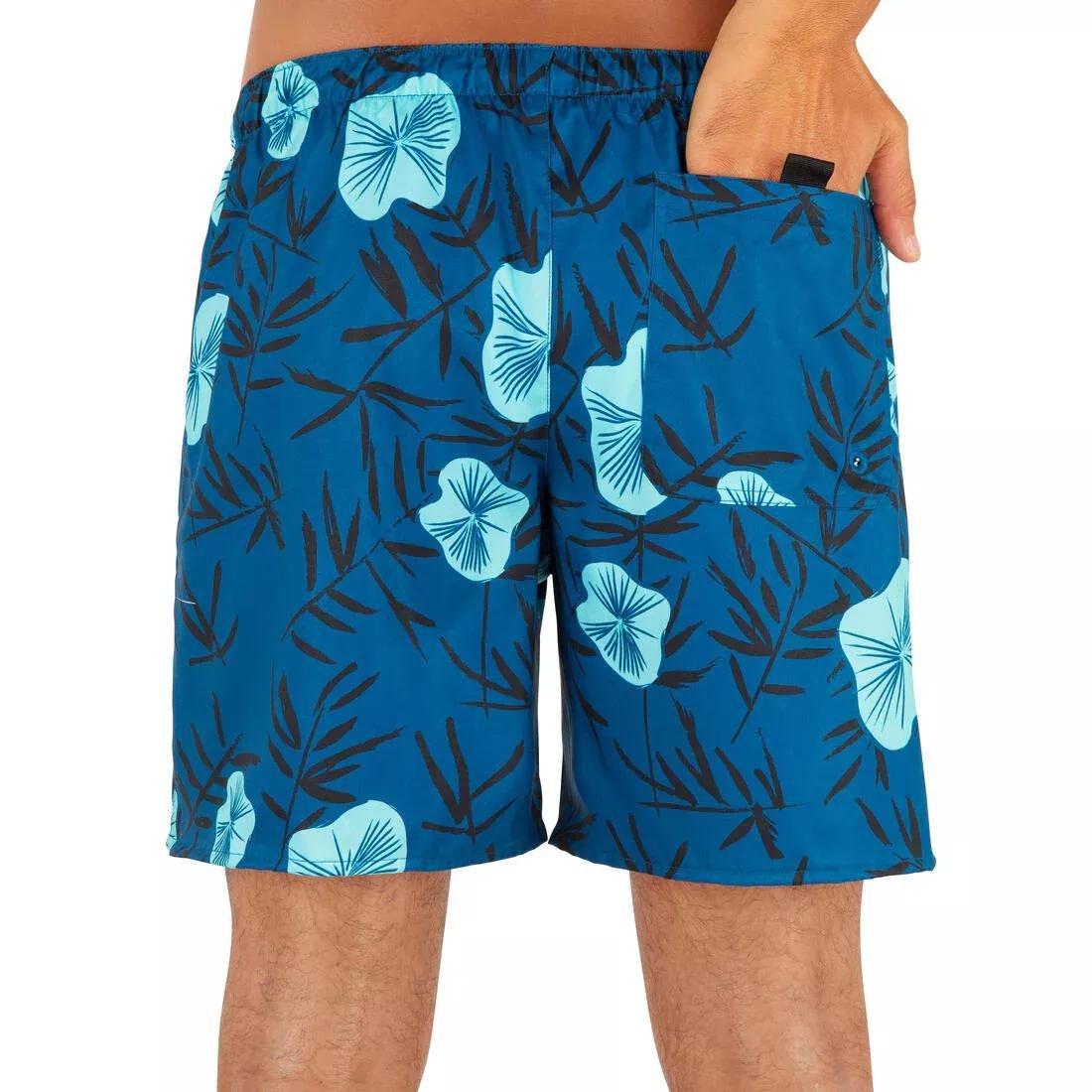 Short Surfing Boardshorts Sqare, Petrol Blue, , large image number 11