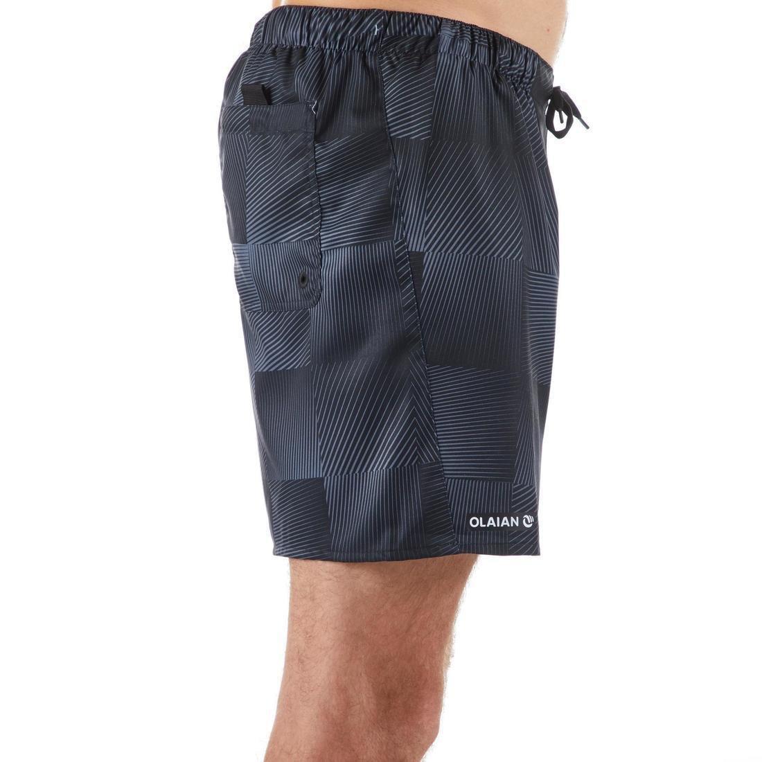 Short Surfing Boardshorts Sqare, Petrol Blue, , large image number 14