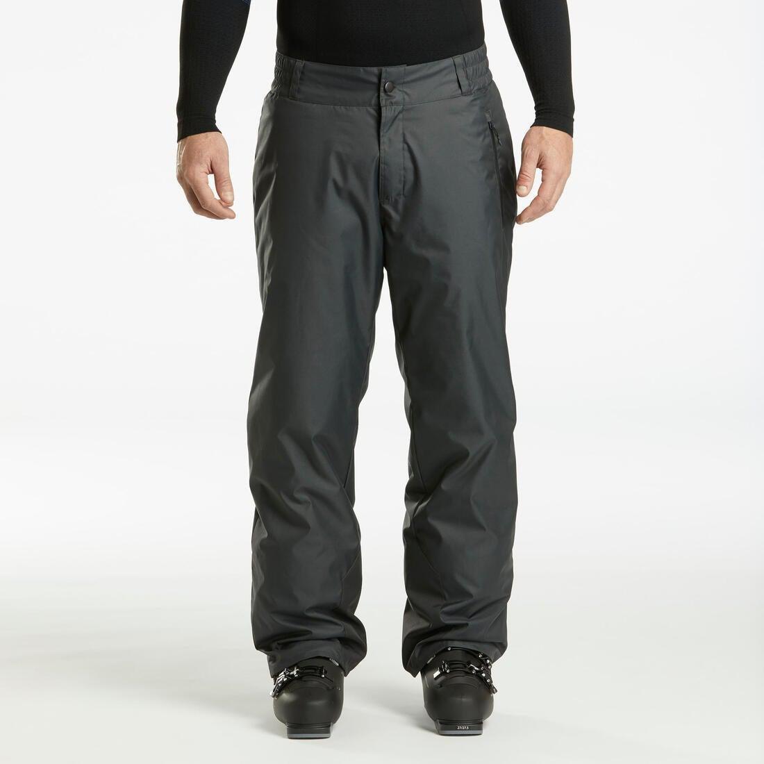 Men Warm Ski Trousers, Black, No Color, large image number 0