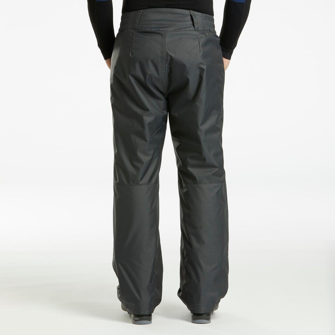 Men Warm Ski Trousers, Black, No Color, large image number 4