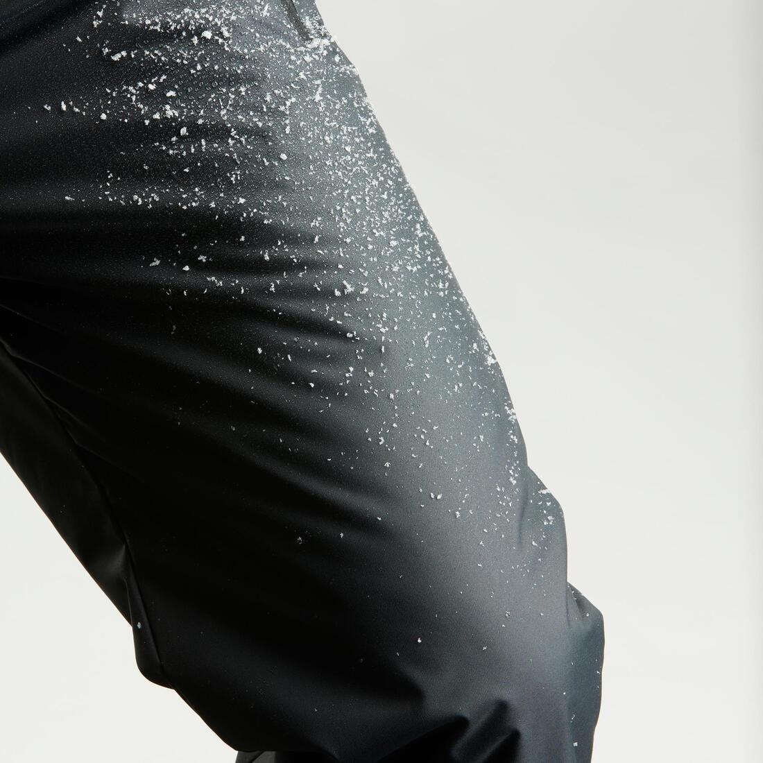 Men Warm Ski Trousers, Black, , large image number 7
