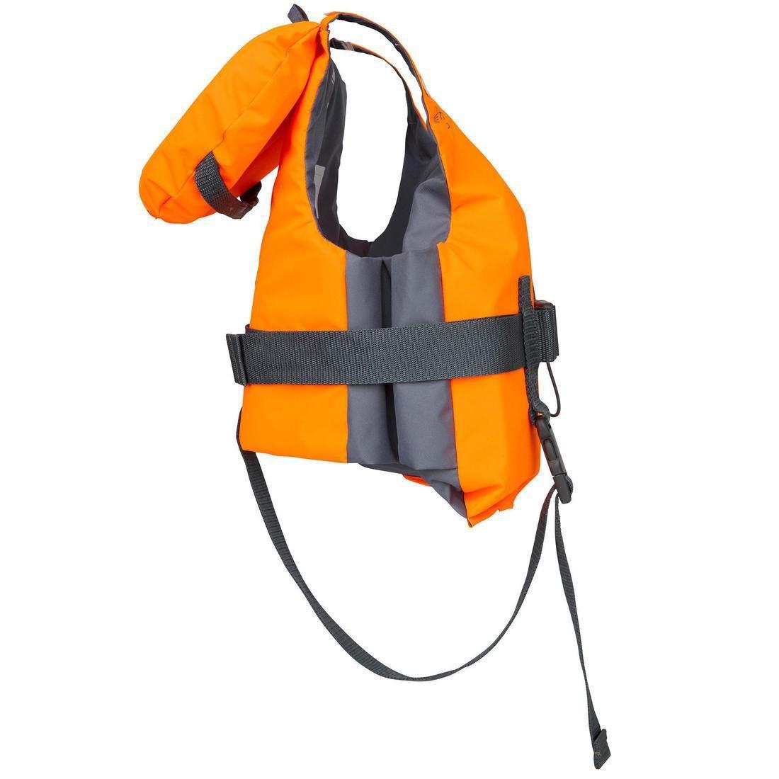 Kids Unisex Life Jacket - Lj100N Easy Jr 15-40 Kg, Orange, No Color, medium