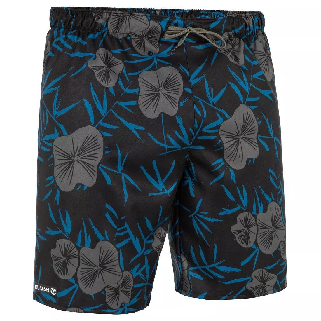 100 Standard Surfing Boardshorts, Newwaves, Black, No Color, large image number 0