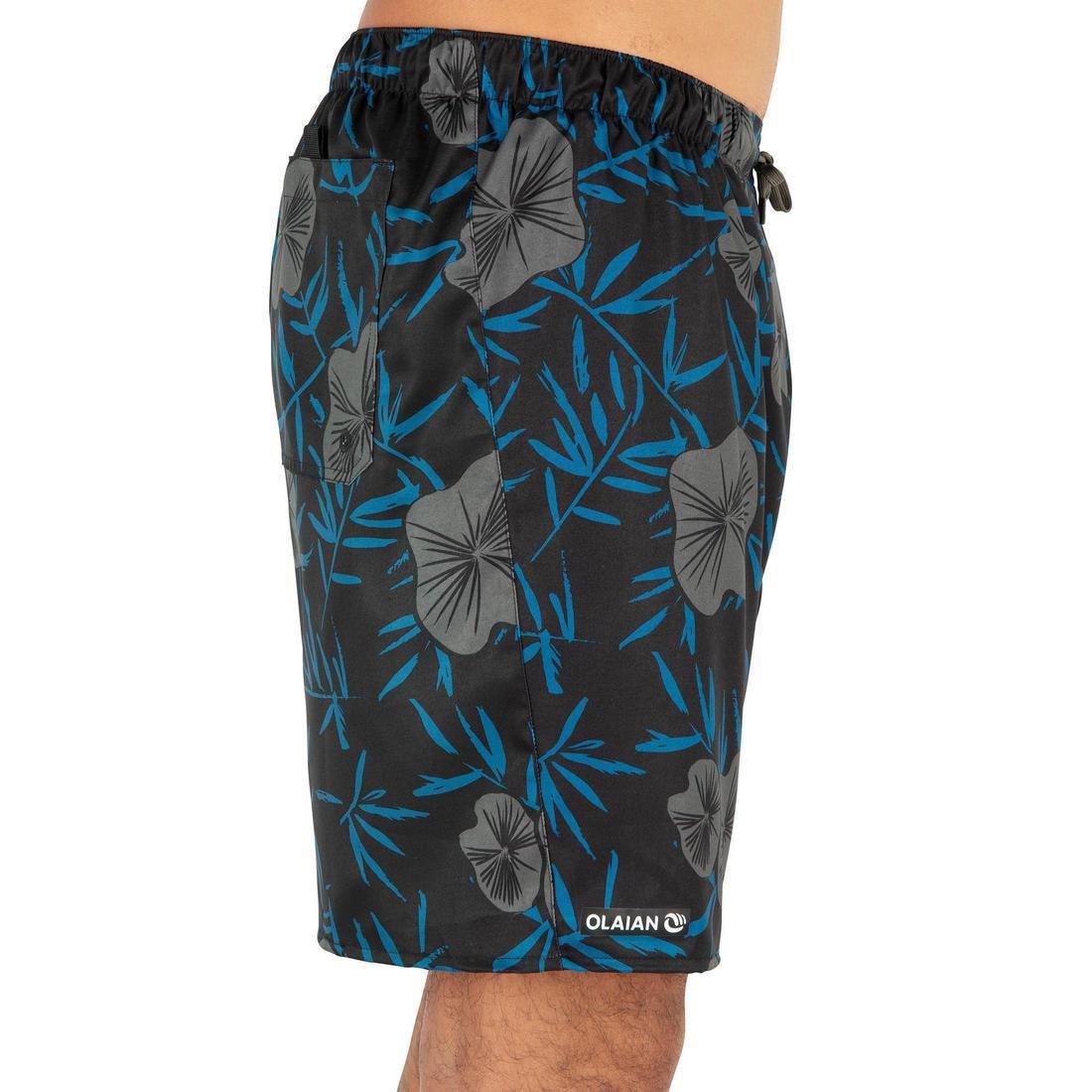 100 Standard Surfing Boardshorts, Newwaves, Black, No Color, large image number 2