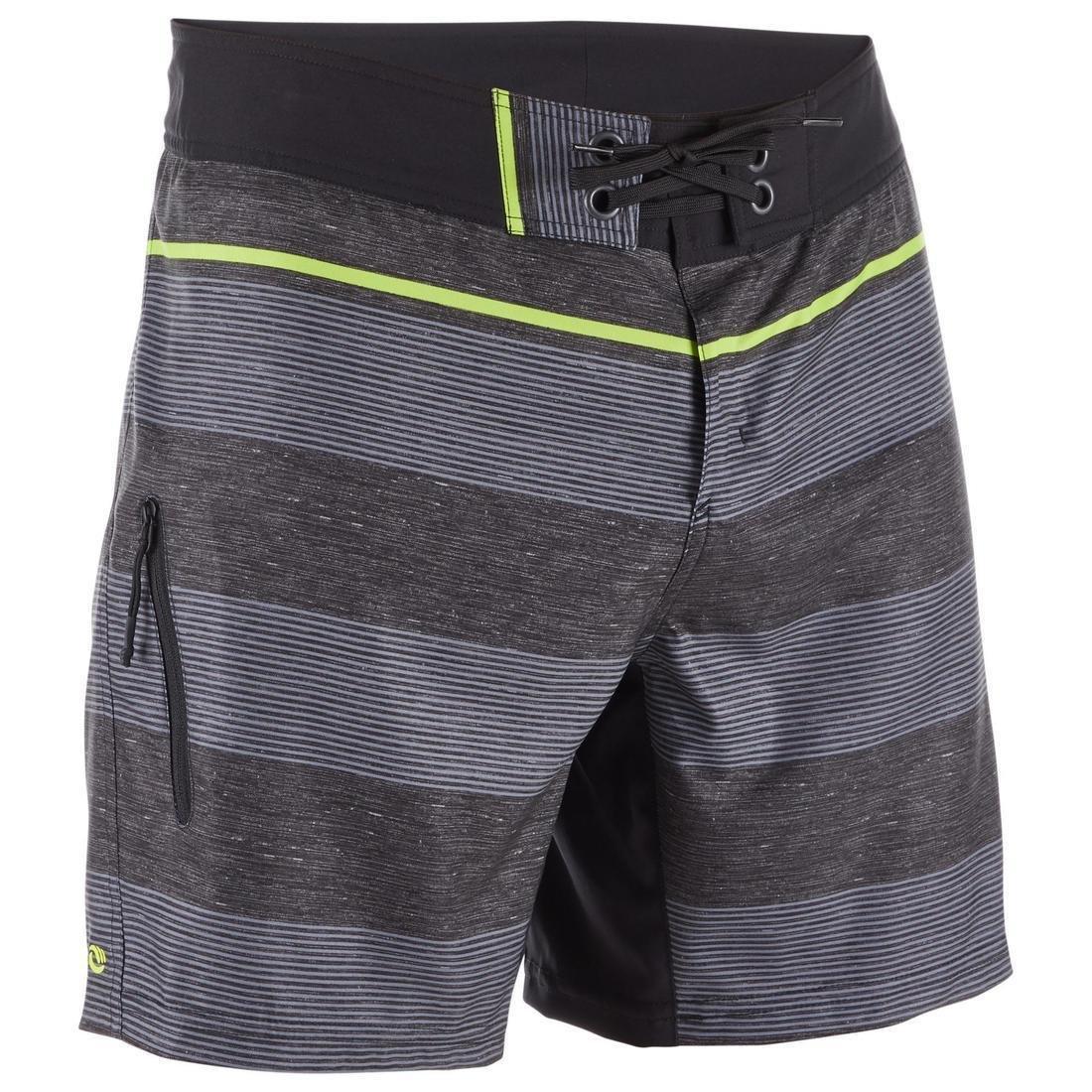 Surfing Short Boardshorts 500 - Summer, Khaki, , large image number 1
