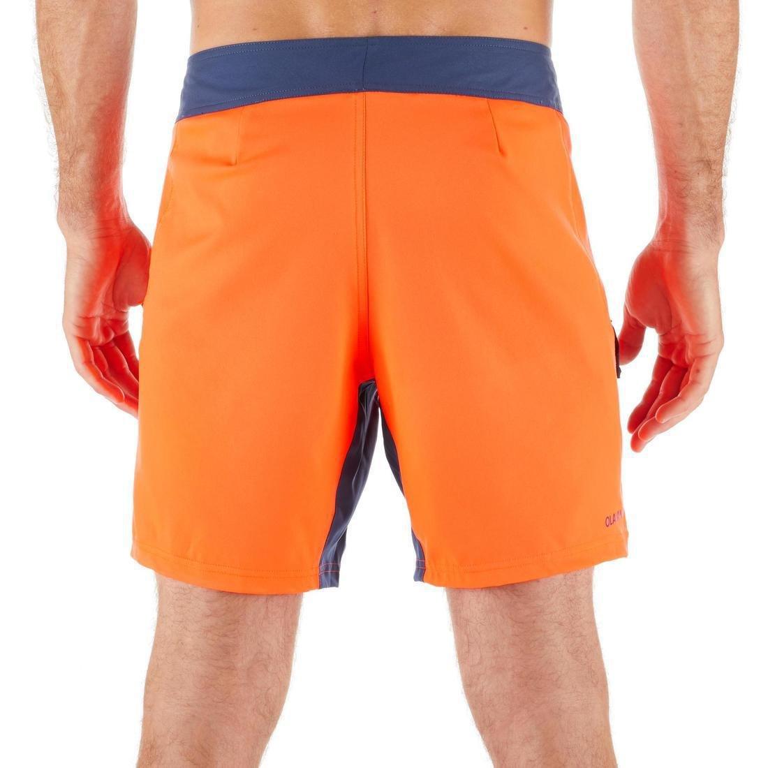Surfing Short Boardshorts 500 - Summer, Khaki, , large image number 11