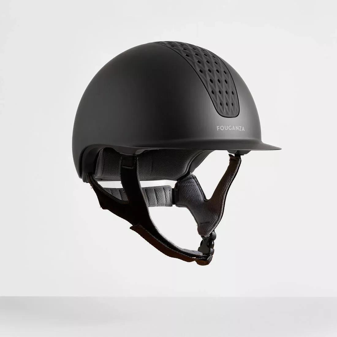 Adult And Kids Horse Riding Helmet - 520, Black, No Color, large image number 0