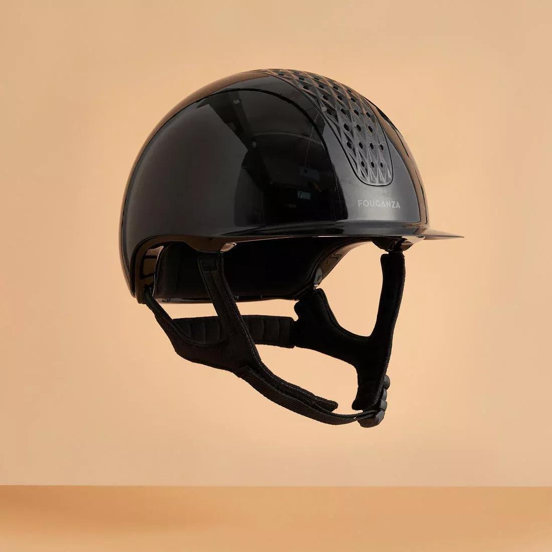 FOUGANZA - Adult And Kids Horse Riding Helmet - 520, Black