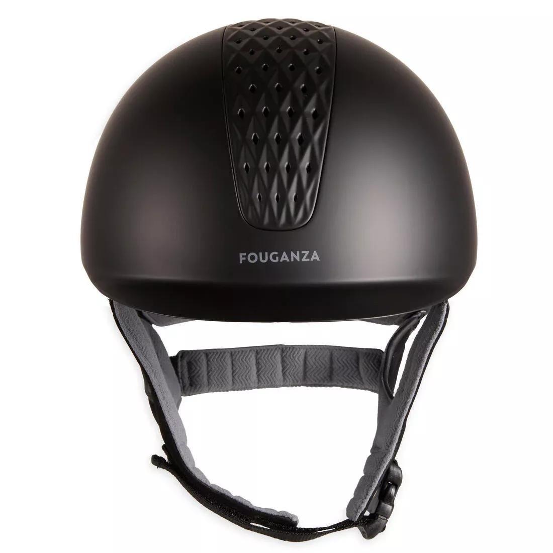 FOUGANZA - Adult And Kids Horse Riding Helmet - 520, Black