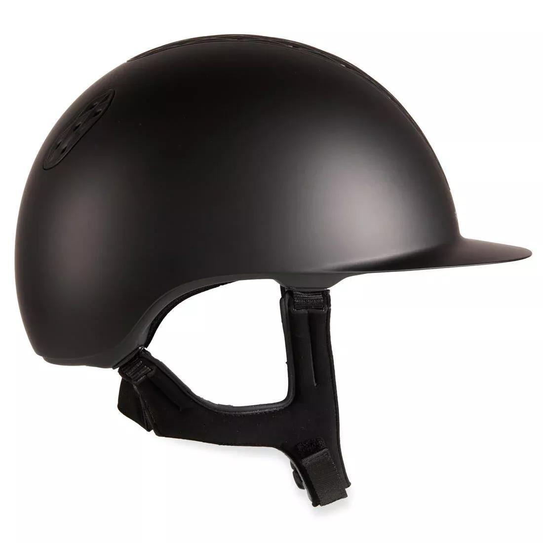 FOUGANZA - Adult And Kids Horse Riding Helmet - 520, Black