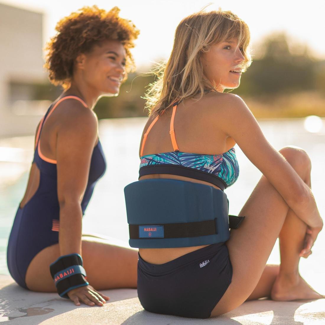 Aquafitness - Aquajogging foam belt - blue, Petrol Blue, , large image number 1