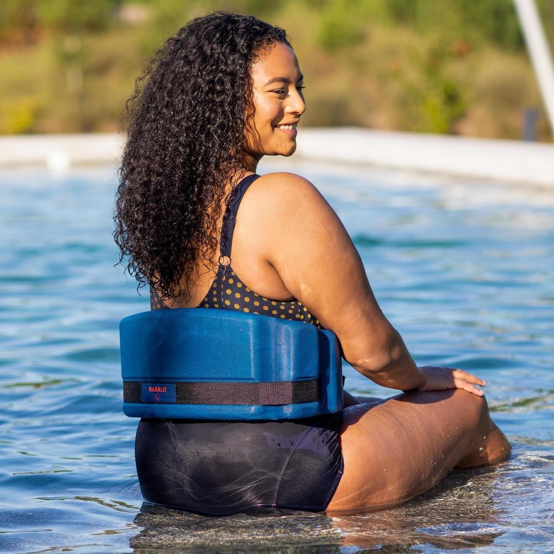 Aquafitness - Aquajogging foam belt - blue, Petrol Blue, , large image number 6