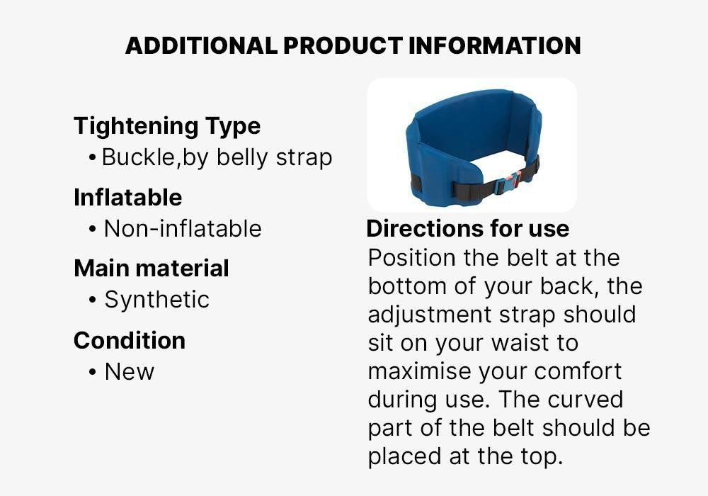 Aquafitness - Aquajogging foam belt - blue, Petrol Blue, , large image number 16