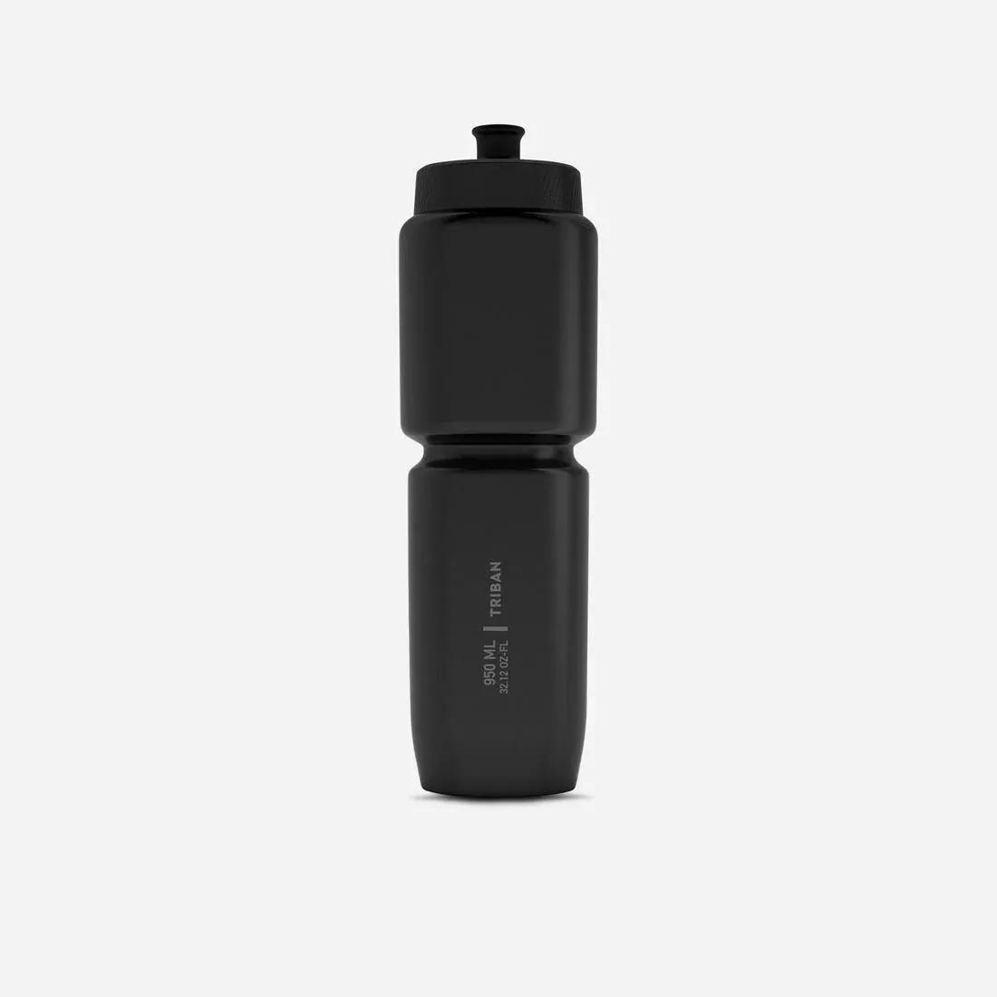 Cycling Water Bottle Softflow - 950 Ml, Black, , medium