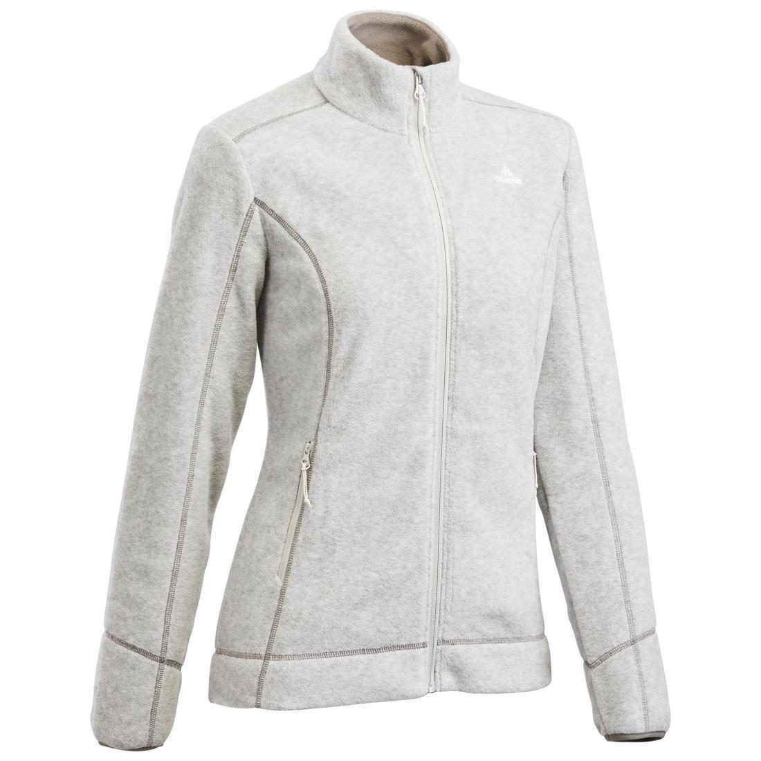 Hiking Fleece Jacket - Mh120, Light Grey, , large image number 0