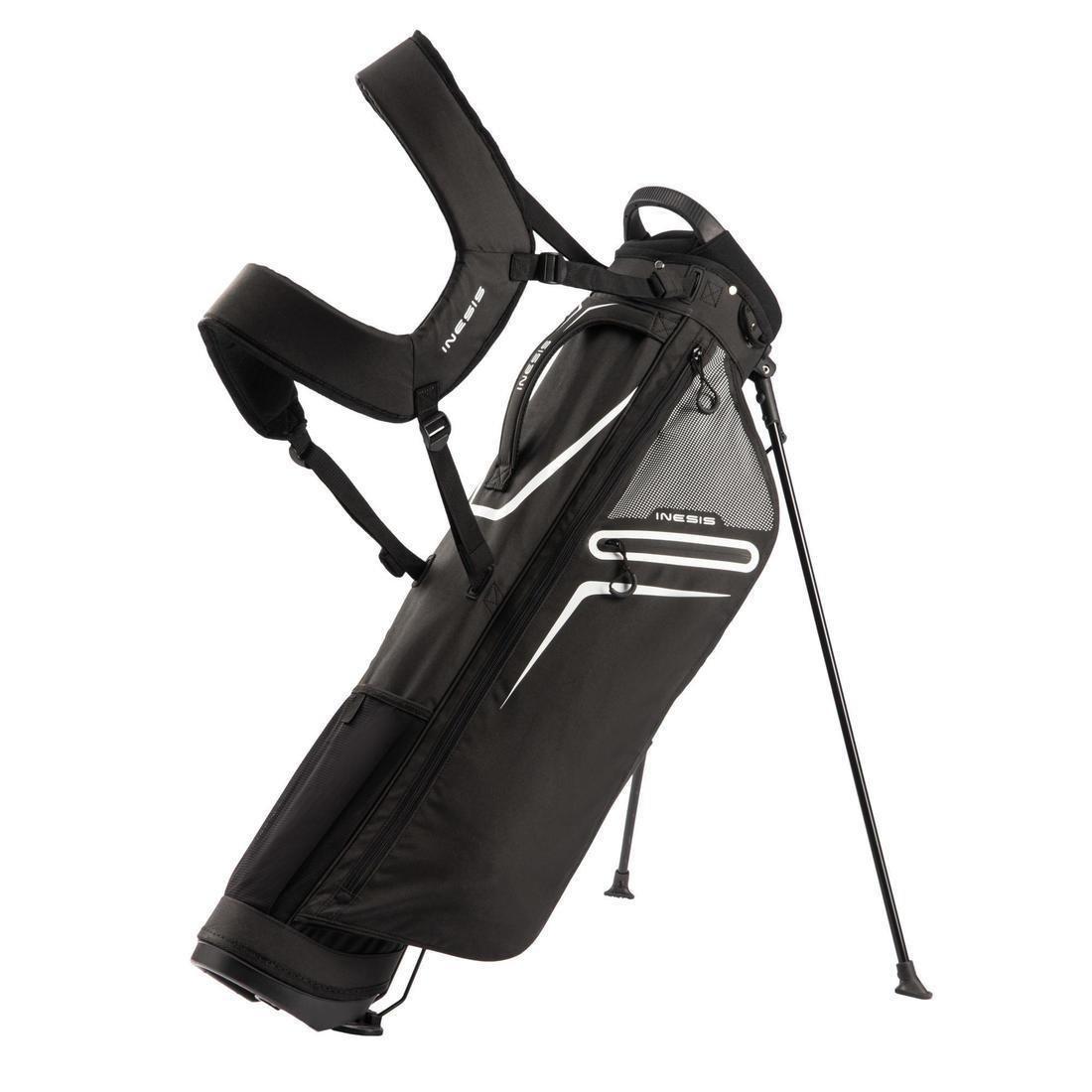 INESIS - Golf Ultralight Stand Bag, Black