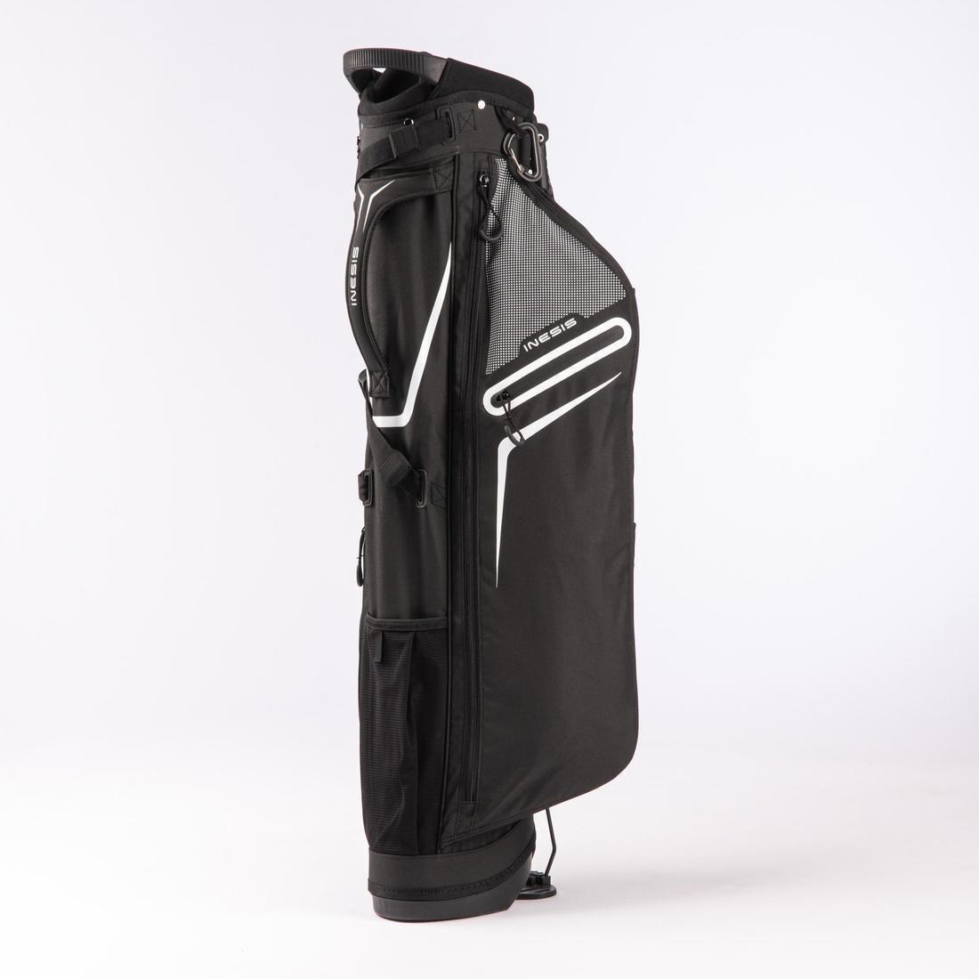 INESIS - Golf Ultralight Stand Bag, Black