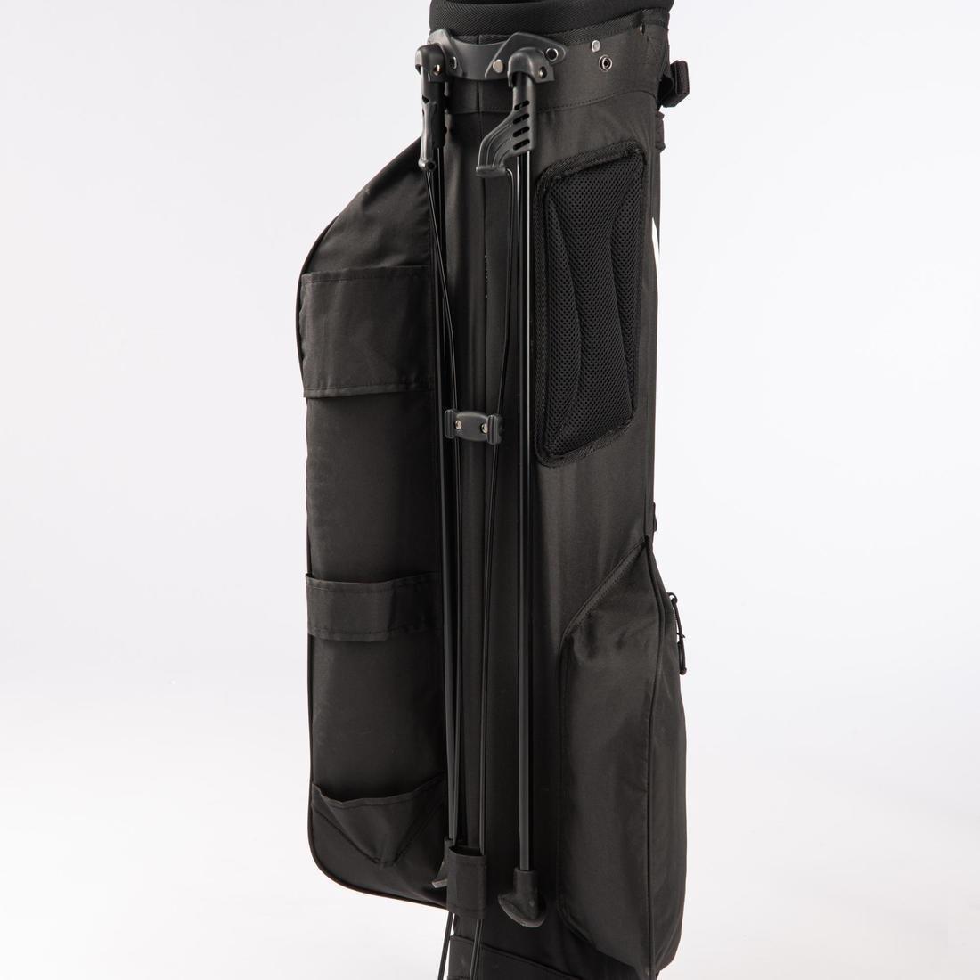 INESIS - Golf Ultralight Stand Bag, Black