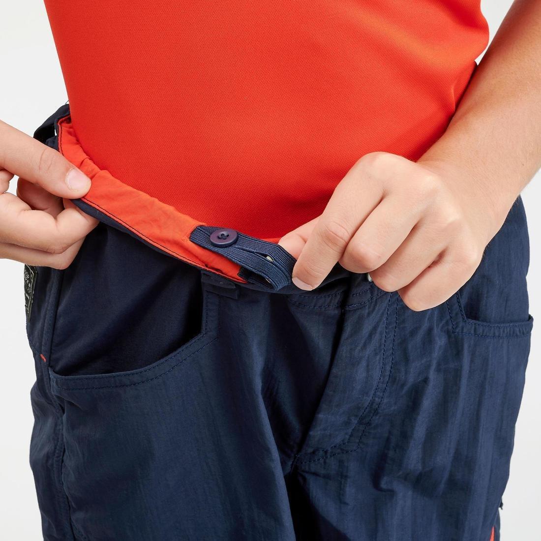 Kids Hiking Shorts - MH500  - Navy, Navy Blue, No Color, large image number 8