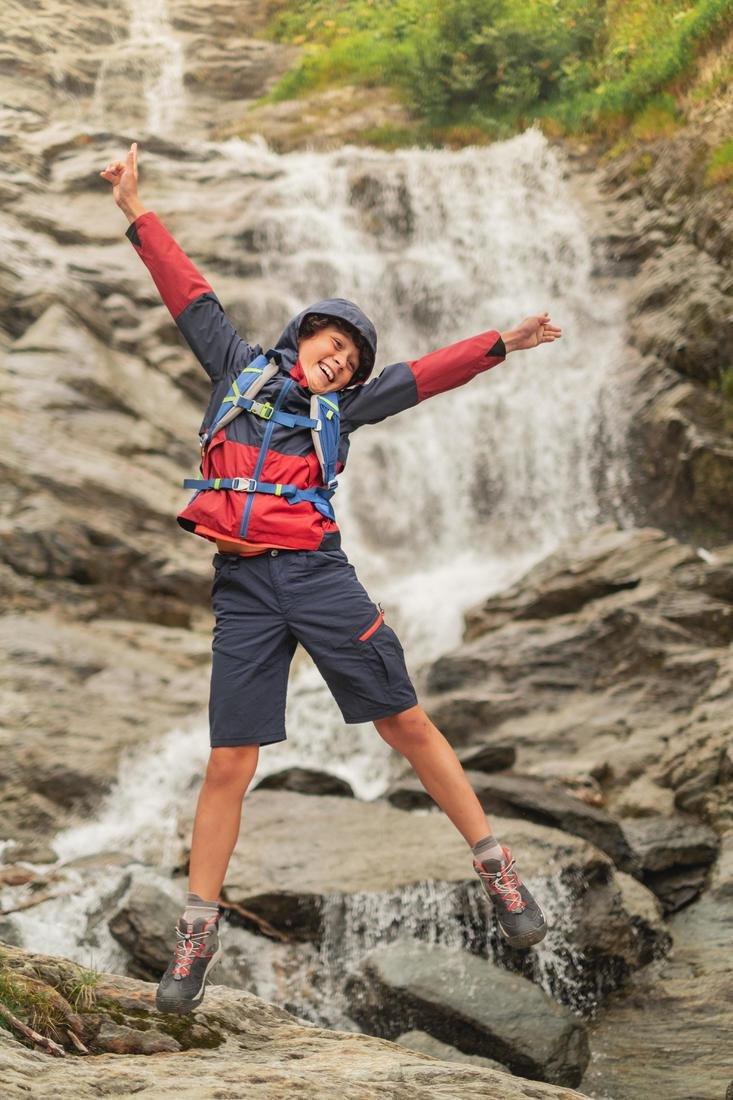 Kids Hiking Shorts - MH500  - Navy, Navy Blue, No Color, large image number 11