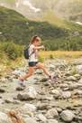 QUECHUA - Hike 500 Childrens Hiking Shorts, Asphalt Blue