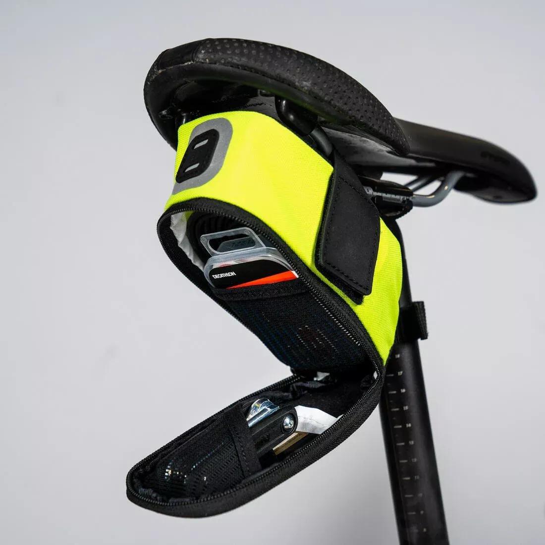 FLUO NEON YELLOW Saddle Bag Easy M 0.6L, No Color, large image number 6