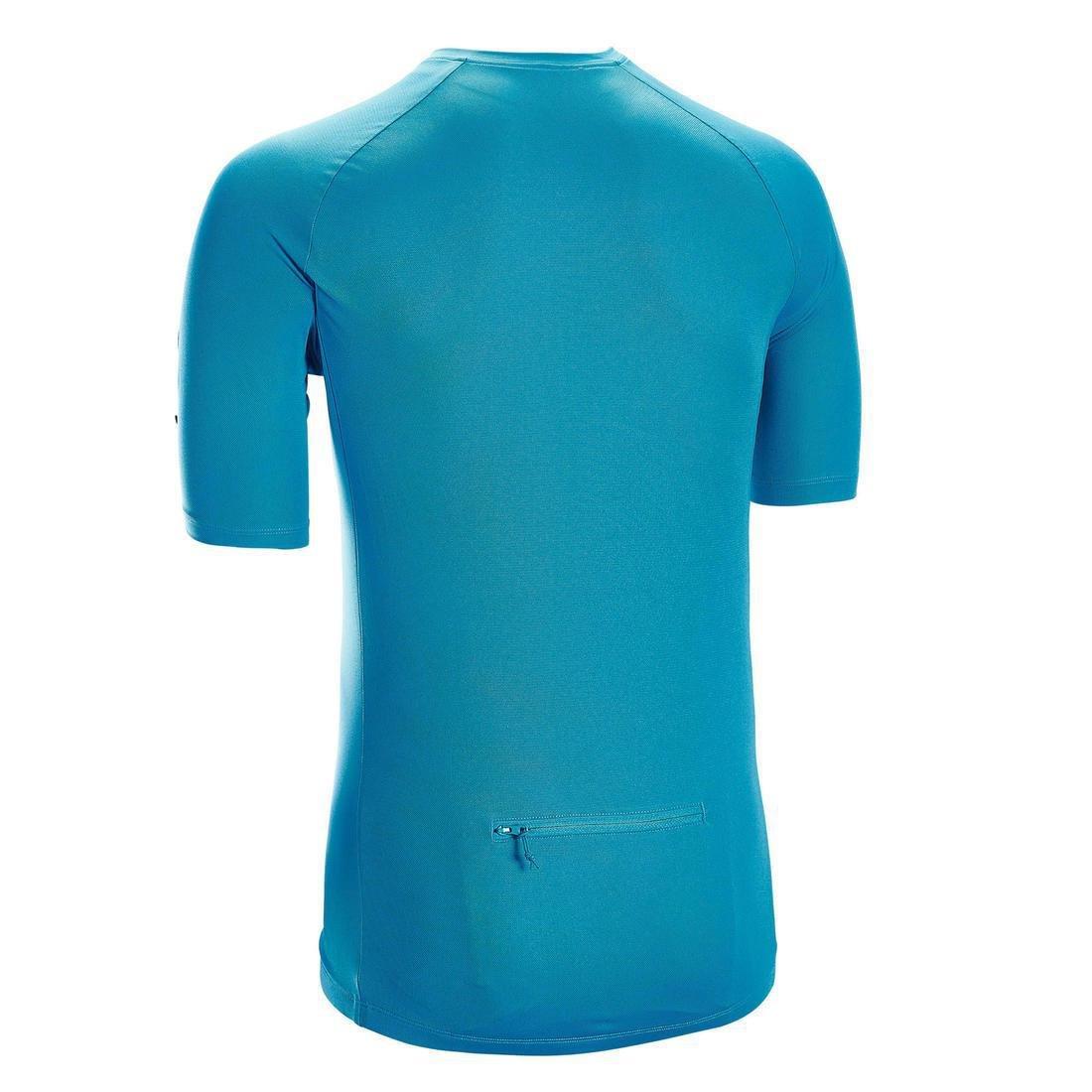 Mens Road Cycling Short-Sleeved Jersey, Black, , large image number 13