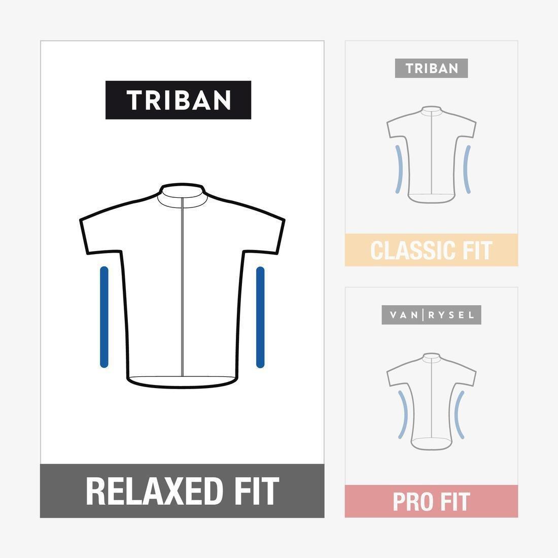 Mens Road Cycling Short-Sleeved Jersey, Black, , large image number 14