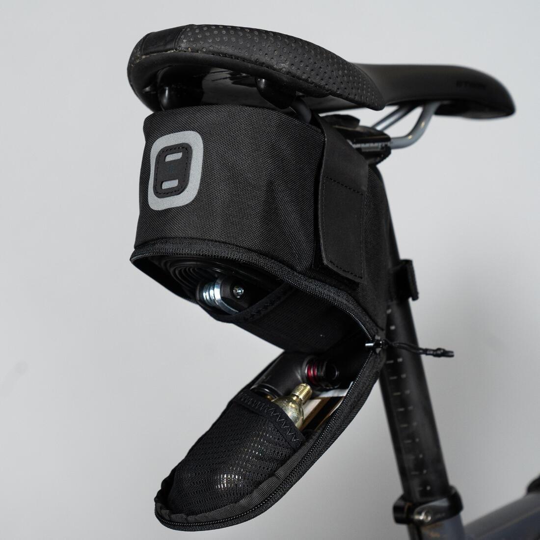 BLACK 1L Saddle Bag Easy L - Black, No Color, large image number 2