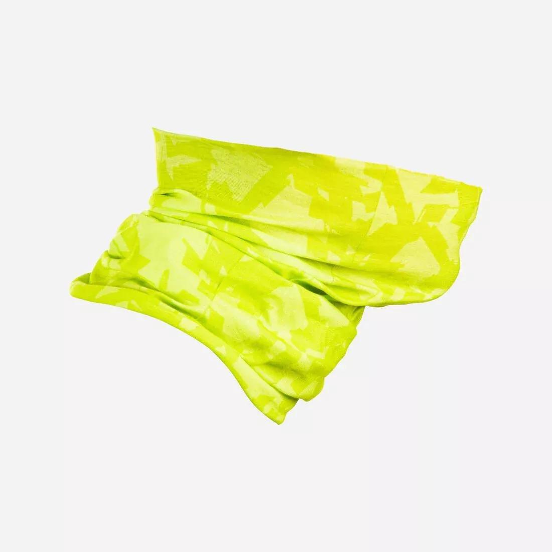 FLUO ACID YELLOW RoadR 100 Cycling Neck Warmer, No Color, large image number 0