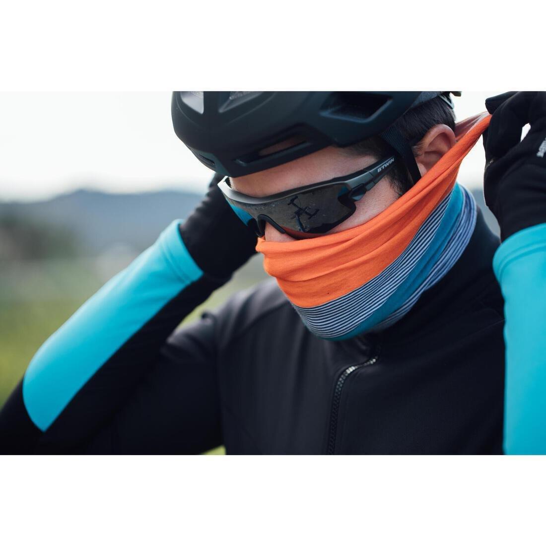 FLUO ACID YELLOW RoadR 100 Cycling Neck Warmer, No Color, large image number 3