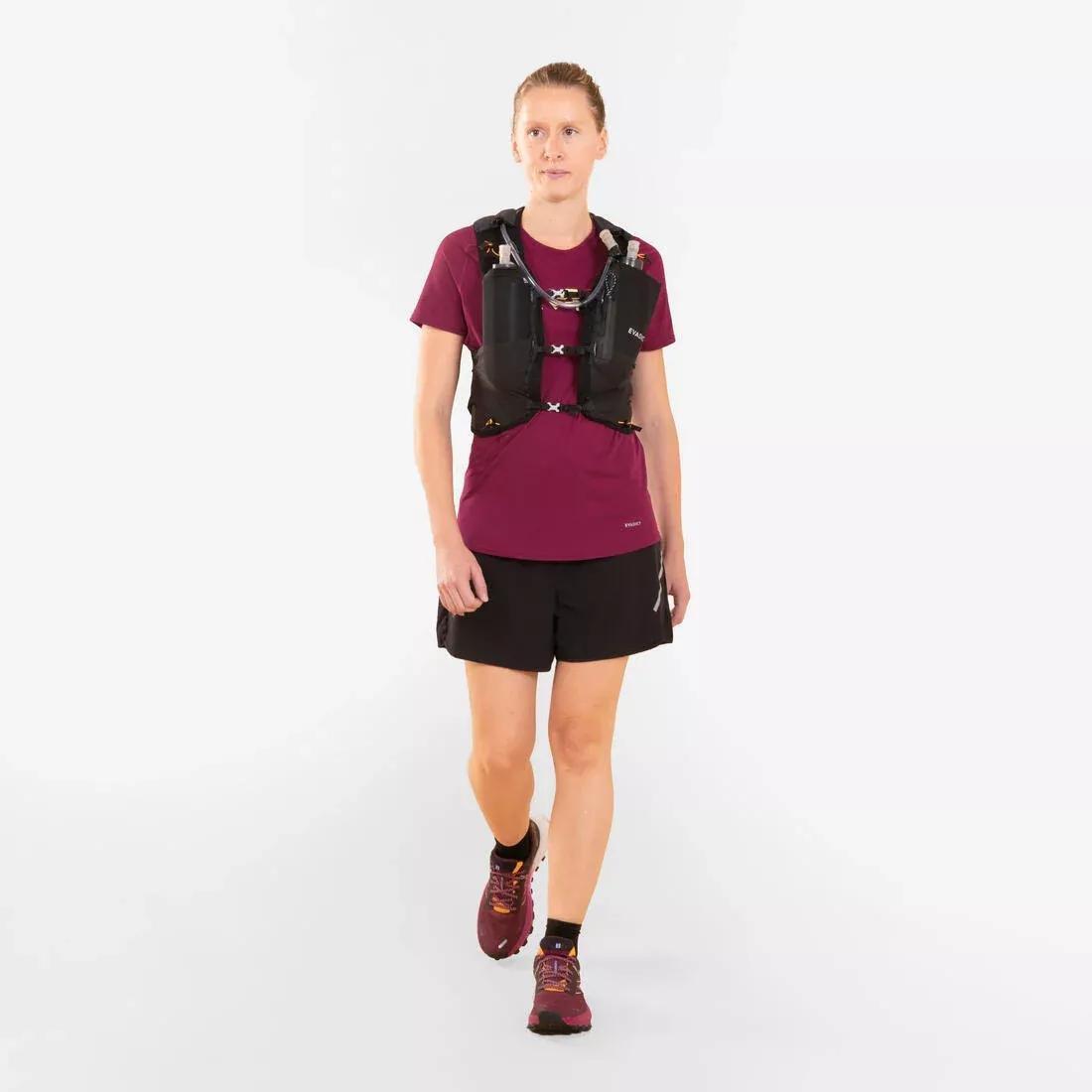 BLACK 10 L BLACK UNISEX TRAIL RUNNING BAG - SOLD WITH 1 L WATER BLADDER, , large image number 5