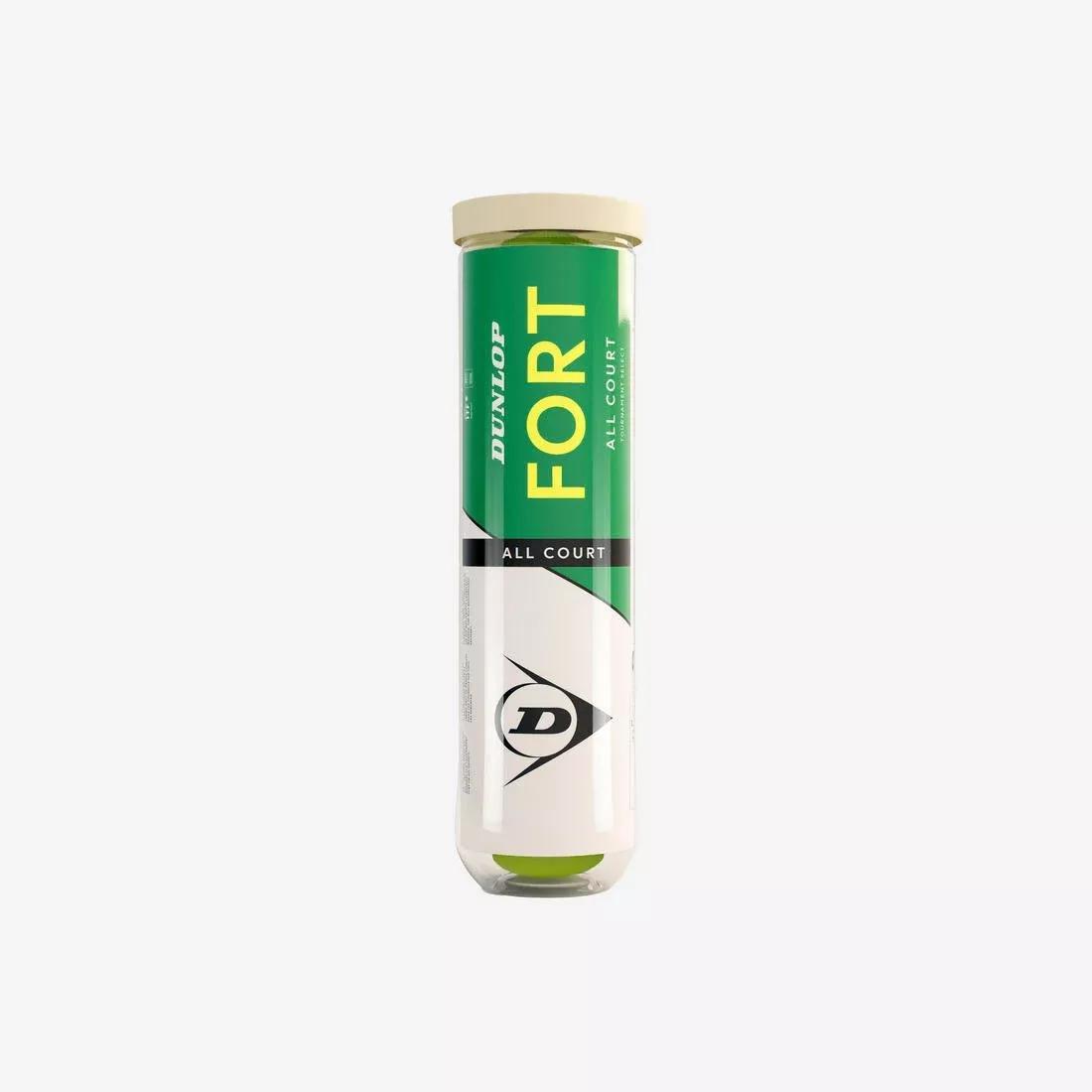 Control Tennis Balls - Fort All Court 4-Pack, Yellow, No Color, medium