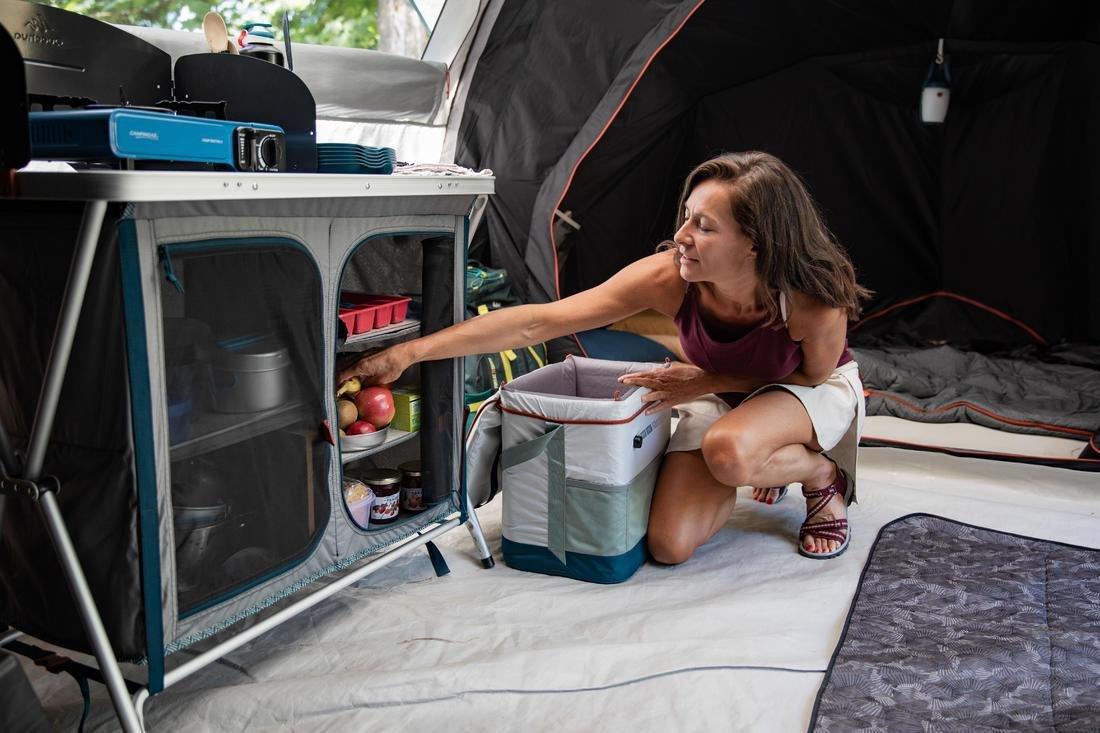 Inflatable camping or Hiking cooler, Compact Fresh, Verdigris, No Color, large image number 8